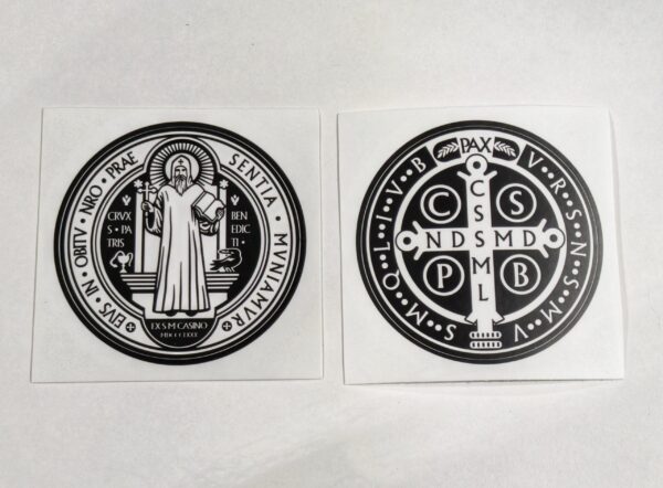 St. Benedict Decal & Scripture Decal