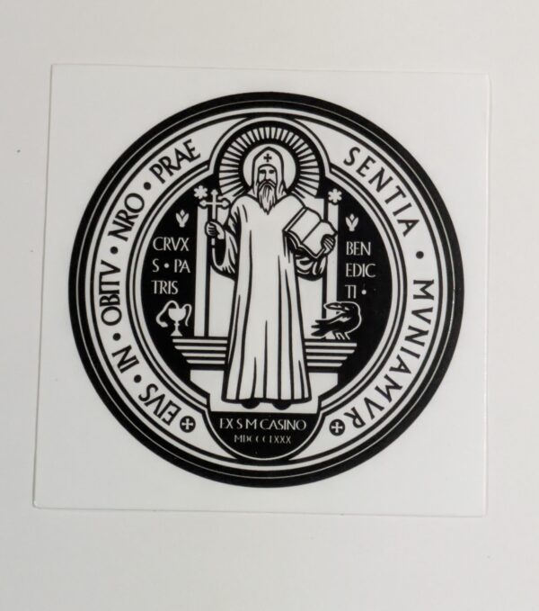 St. Benedict Decal & Scripture Decal - Image 4