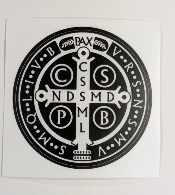 St. Benedict Decal & Scripture Decal - Image 3