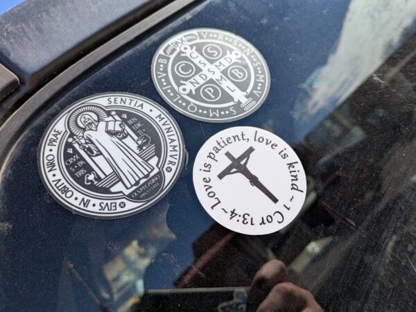 St. Benedict Decal & Scripture Decal - Image 5